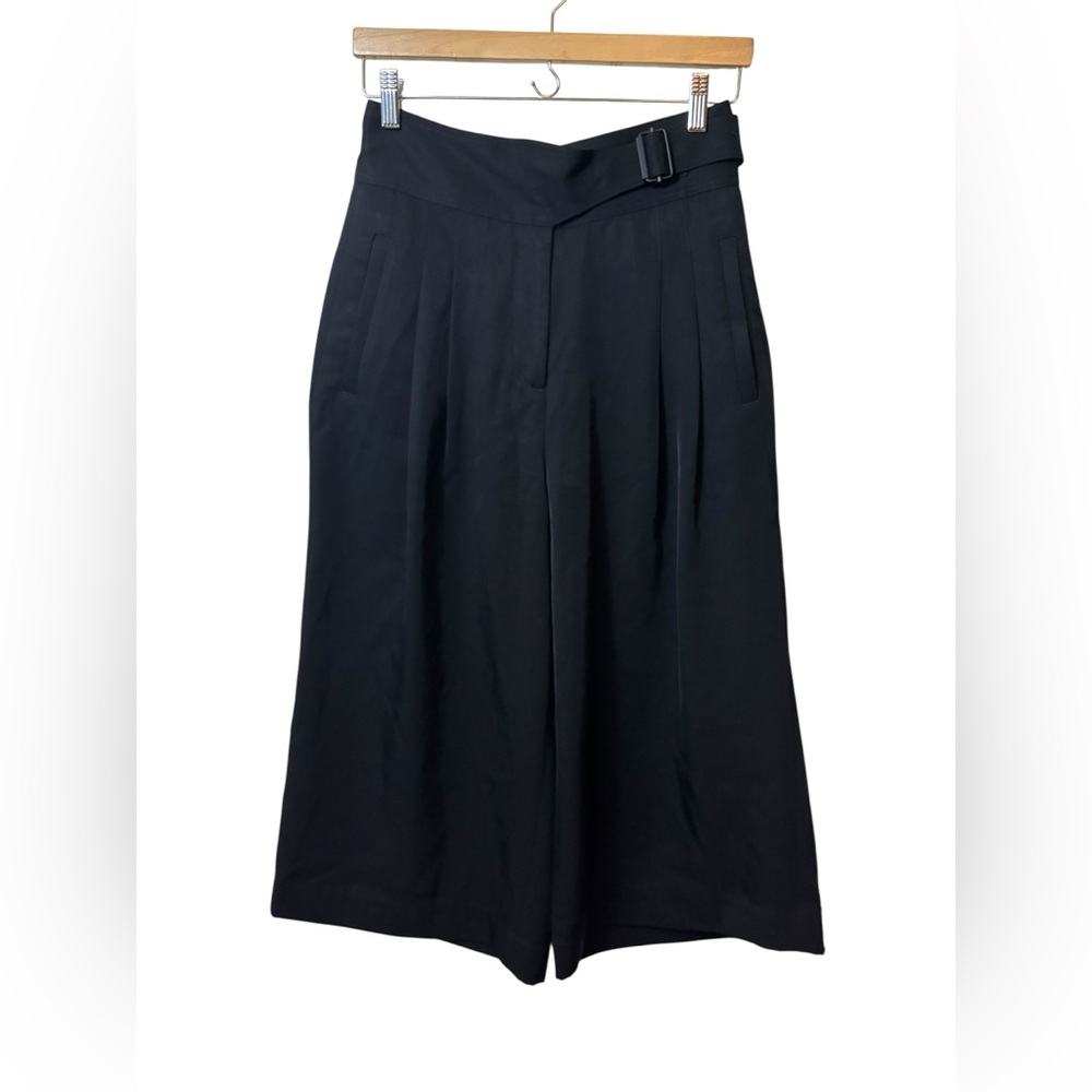 RAG & BONE | black wide crop pants 2